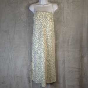 A New Day Slip Midi Dress Size Small Y2K inspired Cottagecore Square Neck